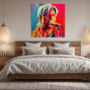 "David Bowie — The Lightning Icon" by Artist Allan Buch 