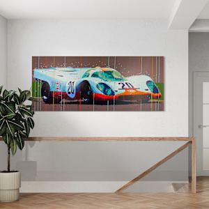 Porsche 917 GULF – Le Mans 1971 by Artist Allan Buch  Image: Porsche 917 GULF 1971  “Le Mans”