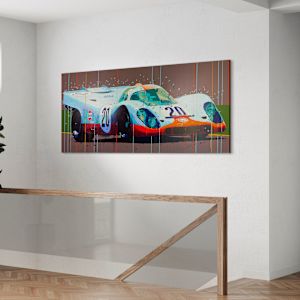 Porsche 917 GULF – Le Mans 1971 by Artist Allan Buch  Image: Porsche 917 GULF 1971  “Le Mans”