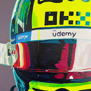 Lando – passion, ambition, and performance by Artist Allan Buch  Image: Lando Norris - McLaren F1 Details