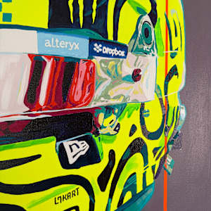 Lando – passion, ambition, and performance by Artist Allan Buch  Image: Lando Norris - McLaren F1 Details