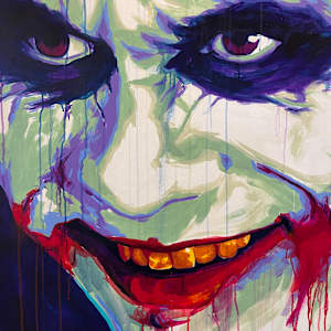 Joker by Artist Allan Buch  Image: Joker why so serious!