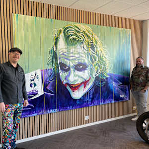 Joker by Artist Allan Buch  Image: Joker why so serious!