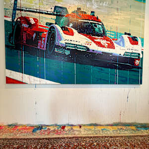 Porsche 963 hypercar Penske 5 by Artist Allan Buch  Image: Porsche 963 Penske 5