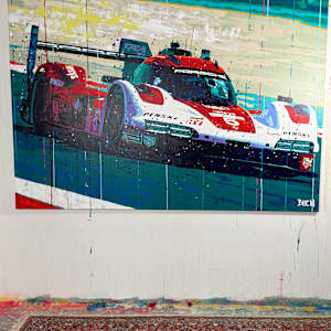 Porsche 963 hypercar Penske 5 by Artist Allan Buch  Image: Porsche 963 Penske 5