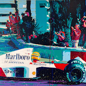 "Senna at Loews – Monaco"  by Artist Allan Buch