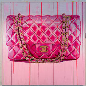 Pretty in Pink (Chanel) by Artist Allan Buch