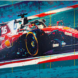 Ferrari SF-26 Leclerc by Artist Allan Buch, Image 1.