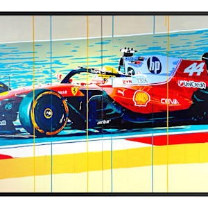 Ferrari SF-26 Hamilton (Framed) by Artist Allan Buch, Image 14.