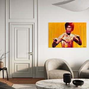 Bruce Lee - Be like water by Artist Allan Buch 