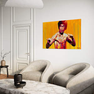 Bruce Lee - Be like water by Artist Allan Buch 
