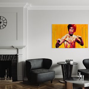Bruce Lee - Be like water by Artist Allan Buch 