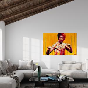 Bruce Lee - Be like water by Artist Allan Buch 