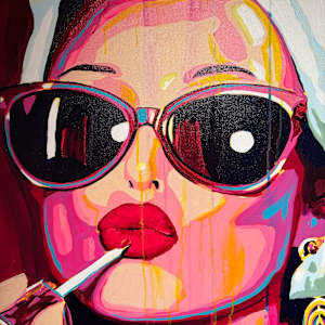 Better late than ugly! by Artist Allan Buch  Image: Audrey Hepburn - Better late than ugly!