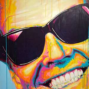 Jack Nicholson by Artist Allan Buch 