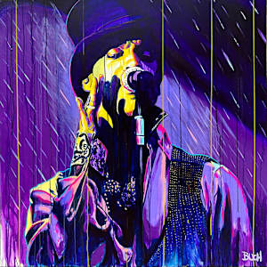 Prince - Purple rain by Artist Allan Buch  Image: Prince - Purple rain