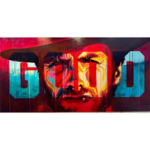 The Good, The Bad & The Ugly – Trilogy in Paint by Artist Allan Buch  Image: The Good