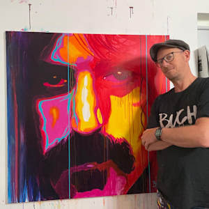 Frank Zappa by Artist Allan Buch 