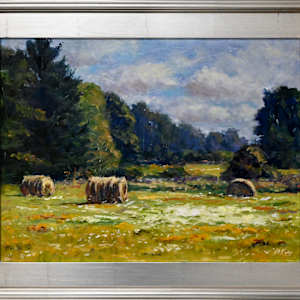 Haystacks by Michael Camp