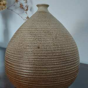 Gradient Glazed Stoneware Vase by Clyde Burt