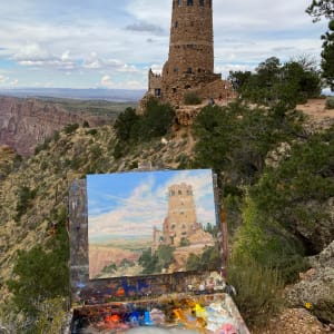 Mary’s Vision, Desert View Watchtower by Suzie Baker 
