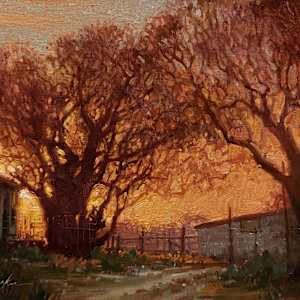 Gold Encrusted Dawn by Suzie Baker  Image: before revisions