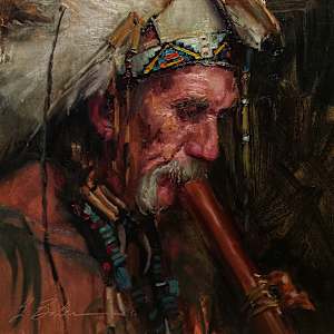 Wood Flute by Suzie Baker