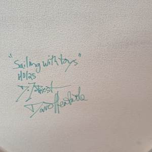 Sailing with toys #1 by David Heatwole  Image: Back of "Sailing with Toys"