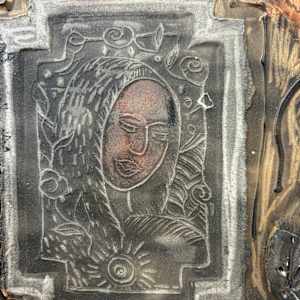 Black Madonna Series La Conquistadora II by Cristina Acosta, Image 1.