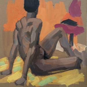 untitled painting 05 by Edward Henrion