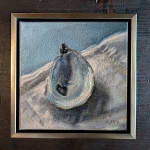 Oyster on Linen by Cleo Huggins  Image: Oyster on Linen