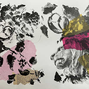 Bubi (Bavarian Lion) - Lithography Stone Print by Astrid Steingrueber  Image: 4/4