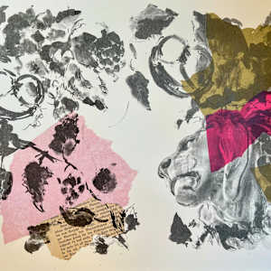 Bubi (Bavarian Lion) - Lithography Stone Print by Astrid Steingrueber  Image: 3/4