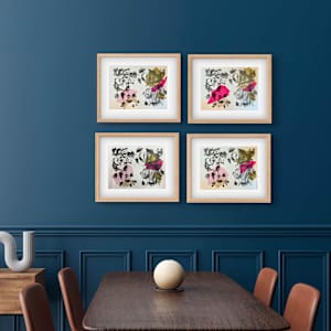 Bubi (Bavarian Lion) - Lithography Stone Print by Astrid Steingrueber 