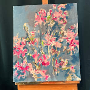 Pretty in Pink by Astrid Steingrueber  Image: Artwork in the studio