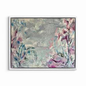 Mist over petals by Astrid Steingrueber  Image: framed example