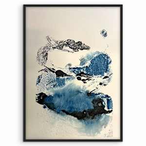 Between black and blue No3 by Astrid Steingrueber