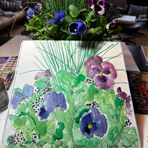 Pansy Pot, April 25, 2023 by Rhonda Young, Image 2.