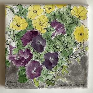 Petunias and Ivy, May 21, 2023 by Rhonda Young, Image 3.