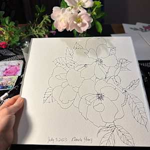 Light Pink Roses, July 3, 2023 by Rhonda Young, Image 3.