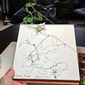 Sweet Peas, July 12, 2023 by Rhonda Young, Image 1.