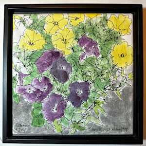 Petunias and Ivy, May 21, 2023 by Rhonda Young, Image 1.