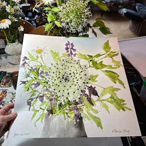 Summer Bouquet with Allium, June 26, 2024 by Rhonda Young, Image 2.