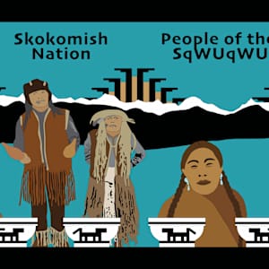 Great Grandfather Skokomish Frank Allen by Denise Emerson