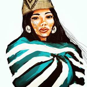 Colville Woman by Frank Andrews