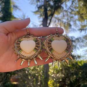Sweetgrass Earrings by Kajsa Cottier