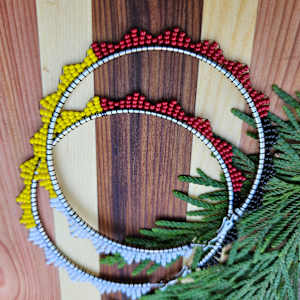Medicine Wheel earrings by Amanda Chavira