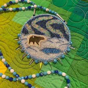 Northern Lights Medallion by Kajsa Cottier