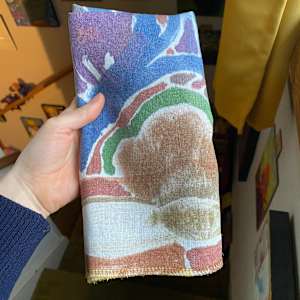 Pond Linen Napkin by ELLEN MARIE BLAZICH 