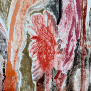 Red Flower by ELLEN MARIE BLAZICH 